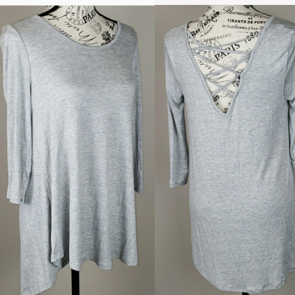 NWT {Pink Rose} Dress /Tunic Shirt Detail in back